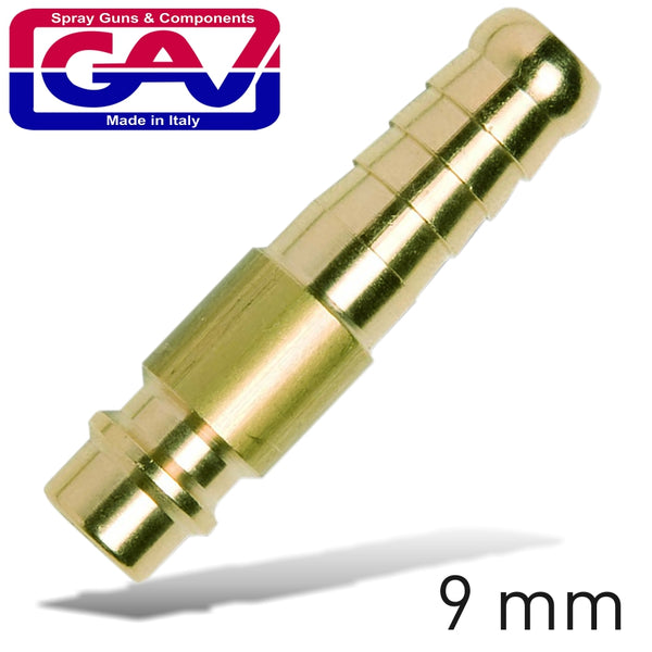 CONNECTOR BRASS 9MM - Power Tool Traders