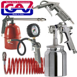 SPRAY GUN KIT 5PIECE W/162B - Power Tool Traders