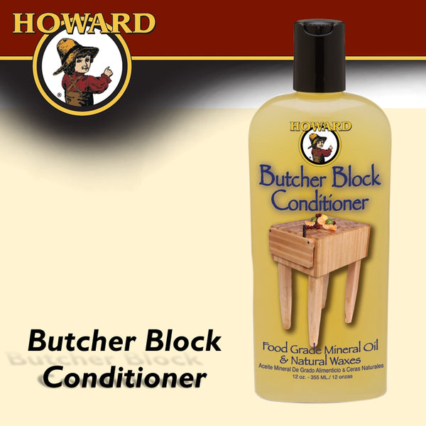 HOWARD BUTCHER BLOCK CONDITIONER 12 FL.OZ - Power Tool Traders