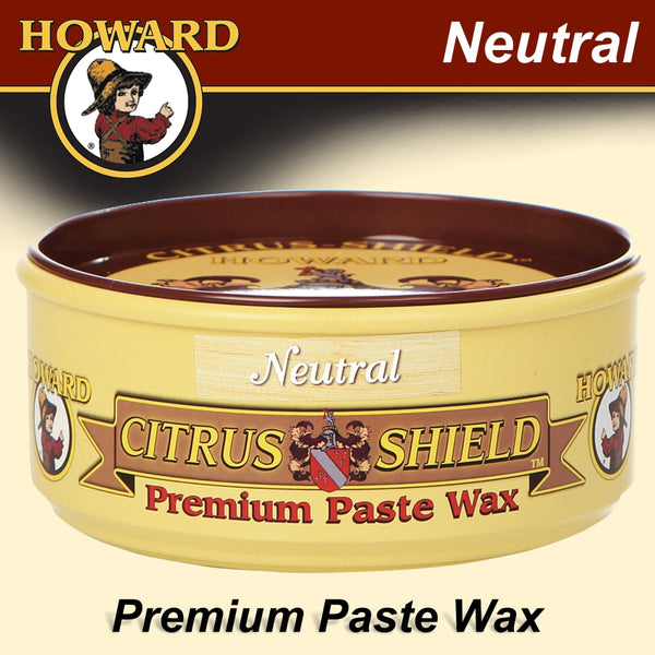HOWARD NEUTRAL CITRUS-SHIELD PASTE WAX 11 OZ. - Power Tool Traders