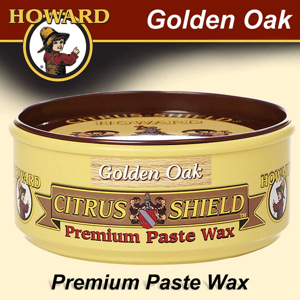 HOWARD GOLDEN-OAK CITRUS-SHIELD PASTE WAX 11 OZ. - Power Tool Traders