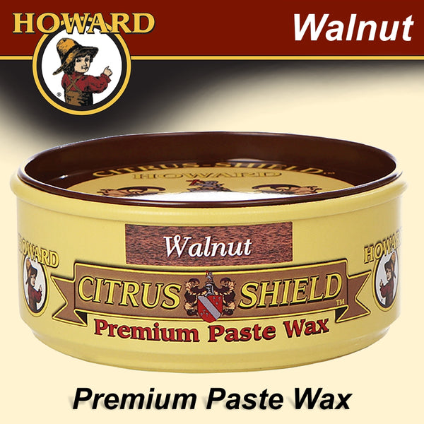 HOWARD WALNUT CITRUS-SHIELD PASTE WAX 11 OZ. - Power Tool Traders