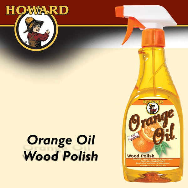 HOWARD ORANGE OIL SPRAY FURNITURE POLISH 8 FL.OZ - Power Tool Traders