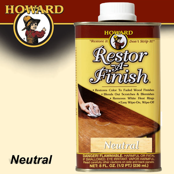 HOWARD RESTOR-A-FINISH NEUTRAL 8.00 FL.OZ - Power Tool Traders