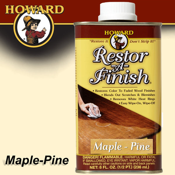 HOWARD RESTOR-A-FINISH MAPLE-PINE 8.00 FL.OZ - Power Tool Traders