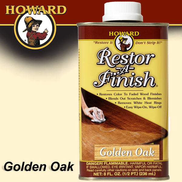 HOWARD RESTOR-A-FINISH GOLDEN OAK 8.00 FL.OZ - Power Tool Traders