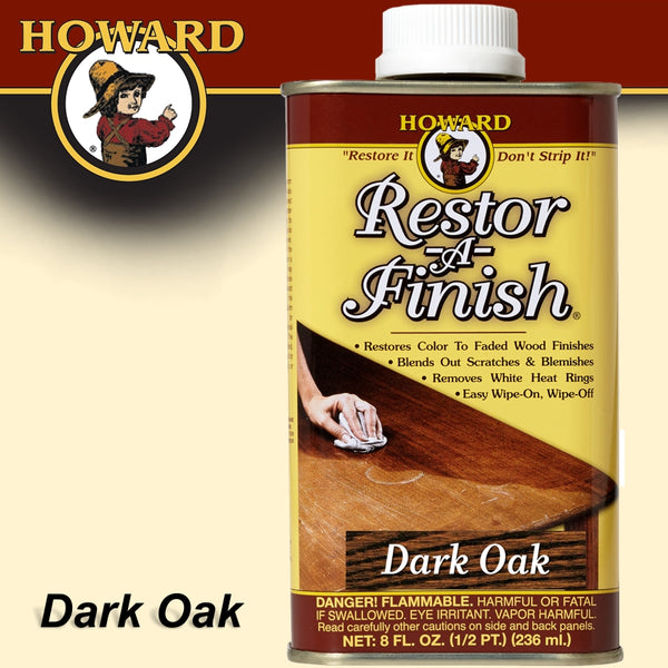 HOWARD RESTOR-A-FINISH DARK OAK 8.00 FL.OZ - Power Tool Traders