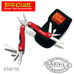 MULTITOOL RED MINI WITH NYLON POUCH - Power Tool Traders