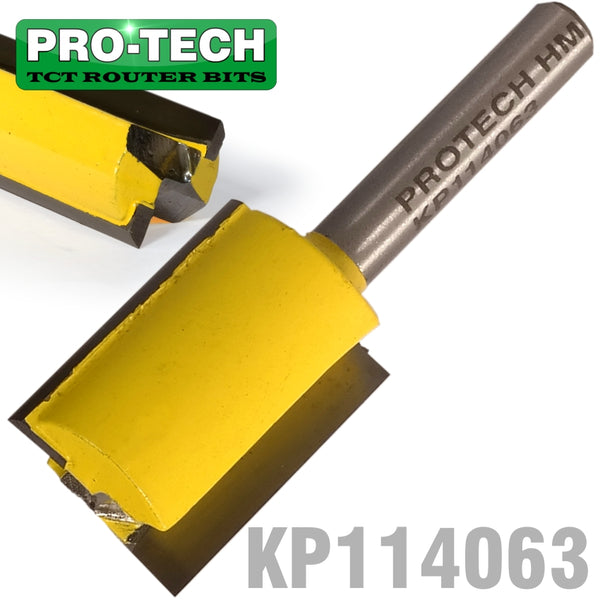 STRAIGHT BIT 3/4'(19MM) X 1'(25.4MM) CUT 2 FLUTE WITH BOTTOM CUT 1/4' - Power Tool Traders