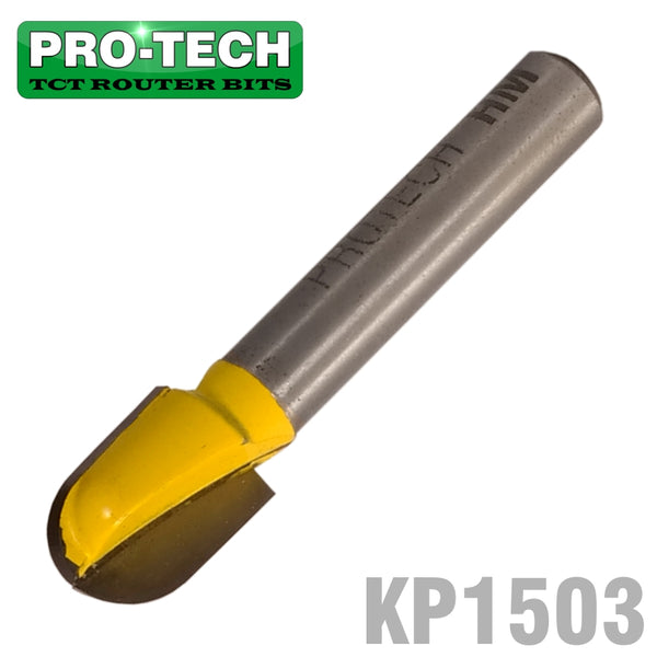 ROUND NOSE VEINING BIT ONE FLUTE 1/4' X 5/16' 1/4' SHANK - Power Tool Traders