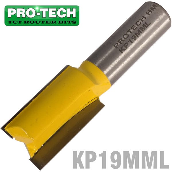 STRAIGHT BIT 19MM X 32MM CUT 2 FLUTE METRIC 1/2' SHANK - Power Tool Traders