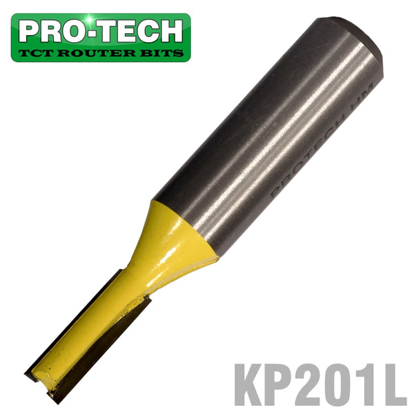 STRAIGHT BIT 1/4' (6.35MM) X 3/4'(19MM) TWO FLUTE 1/2' SHANK - Power Tool Traders