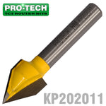 V-GROOVE 1/2' X  5/8' 60 DEGREE 1/4' SHANK - Power Tool Traders