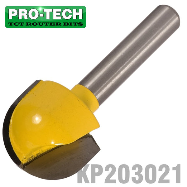 CORE BOX 3/4' X 5/8' (3/8' RADIUS) 1/4' SHANK - Power Tool Traders