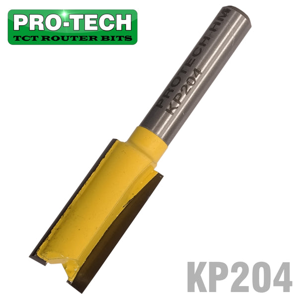 STRAIGHT BIT 7/16' (11.10MM) X 1'(25.4MM) TWO FLUTE 1/4' SHANK - Power Tool Traders