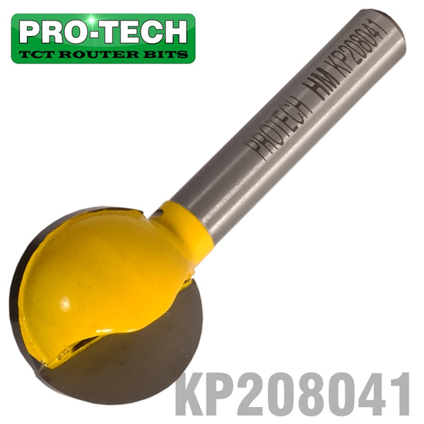 PLUNGE CUTTING BALL 3/4'(19MM) X 3/4'(19MM) 1/4'SHANK - Power Tool Traders