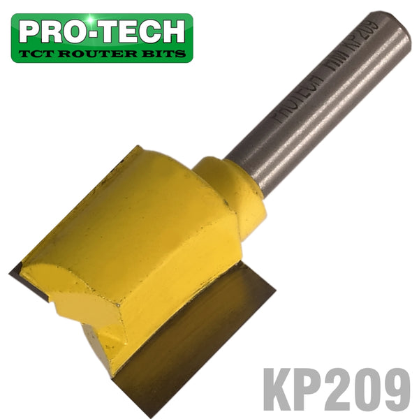 STRAIGHT BIT 7/8'(22.2MM) X 3/4'(19MM) TWO FLUTE 1/4' SHANK - Power Tool Traders