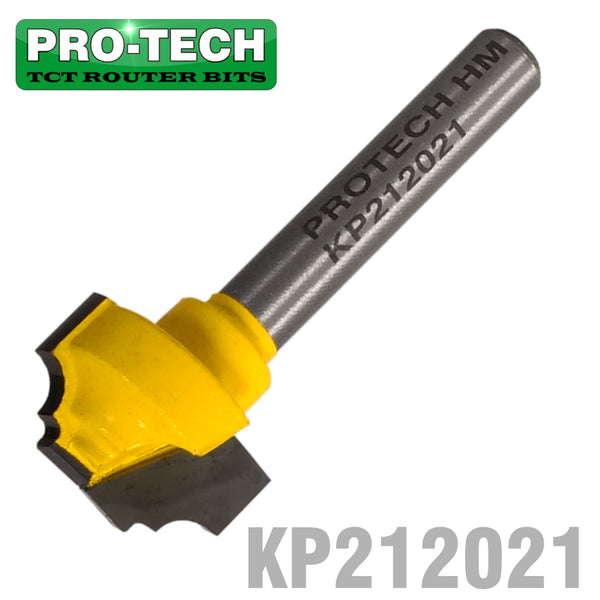 CLASSICAL PATTERN PLUNGE CUTTING FLAT BOTTOM 3/4' X 7/16'  1/4' SHANK - Power Tool Traders