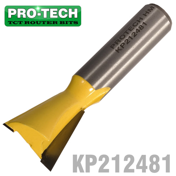 DOVETAIL BIT 7/8' (22.22MM) X 1/2' 1/2' SHANK - Power Tool Traders