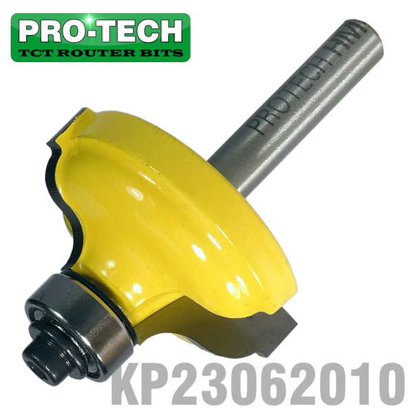 QUIRK TOPPED OGEE 1 3/8' X 9/16'  RADIUS 3/16' 1/4'SHANK. - Power Tool Traders