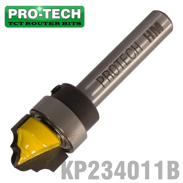 CLASSICAL BIT 1/2' X 3/8' WITH TOP BEARING 1/4' SHANK - Power Tool Traders