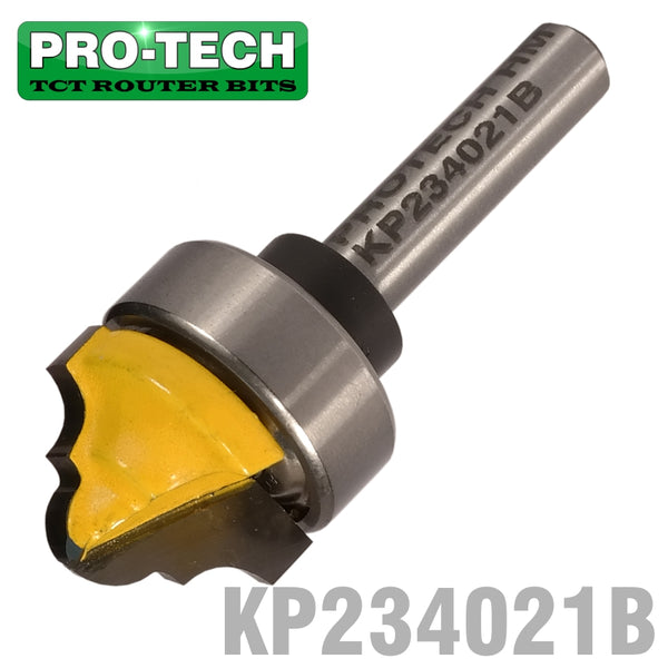 CLASSICAL BIT 3/4' X 1/2' WITH TOP BEARING 1/4' SHANK - Power Tool Traders