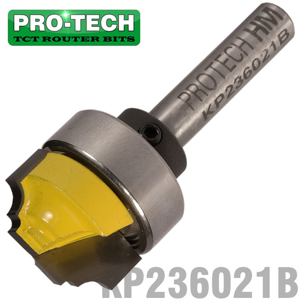 CLASSICAL PATTERN PLUNGE CUTTING 3/4' X 7/16' WITH TOP BEARING  1/4' S - Power Tool Traders