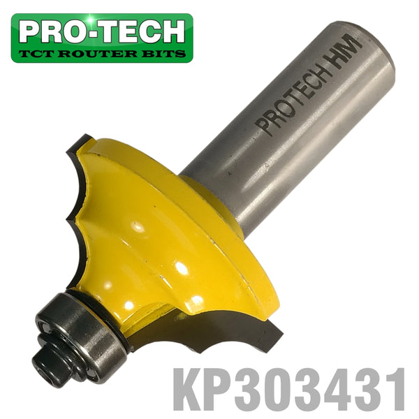 DOUBLE ROUND  BIT 1 1/2'  X 11/16' RADIUS 3/16' 1/2' SHANK - Power Tool Traders