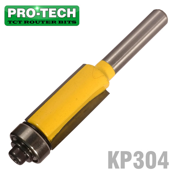 TRIM BIT 1/2' X 1'WITH BOTTOM BEARING 1/4' SHANK - Power Tool Traders