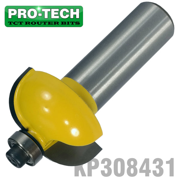 COVE BIT 1 1/8' X 1/2' RADIUS 3/8' 1/2' SHANK - Power Tool Traders