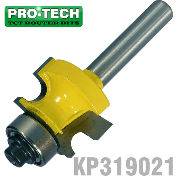 EDGE BEADING BIT 7/8' X 9/16' RADIUS 1/8' 1/4' SHANK - Power Tool Traders