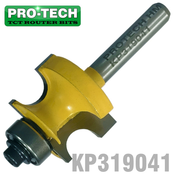 EDGE BEADING BIT 1' X 11/16' RADIUS 3/16' 1/4' SHANK - Power Tool Traders