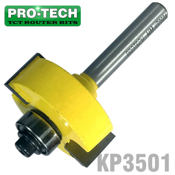 RABBETING BIT 1 1/4' X 1/2' DEPTH  1/4'SHANK - Power Tool Traders