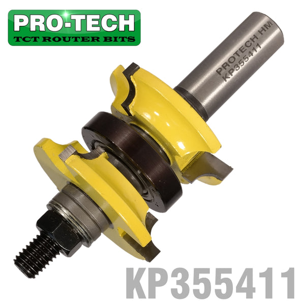 DOUBLE ROUND OVER BIT 1 3/4' X 9.5-28.6MM 1/2'SHANK - Power Tool Traders