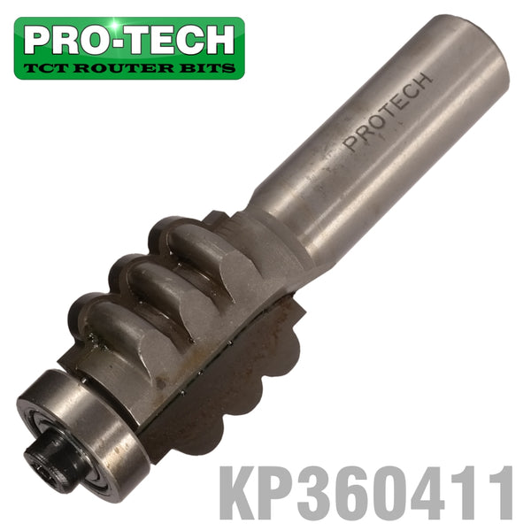 TRIPLE FLUTE BIT 7/8' X 1' TWO FLUTES 1/2' SHANK - Power Tool Traders