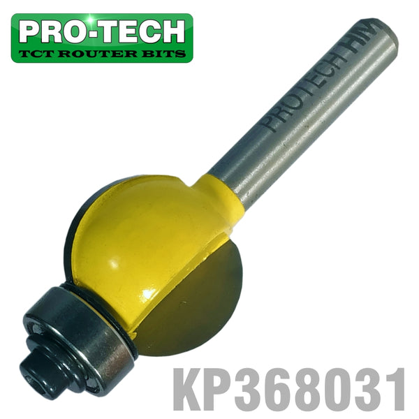 INTERNAL BULL NOSE 20MM X 5/8' HALF RADIUS RADIUS 13/16' 1/4' SHANK - Power Tool Traders