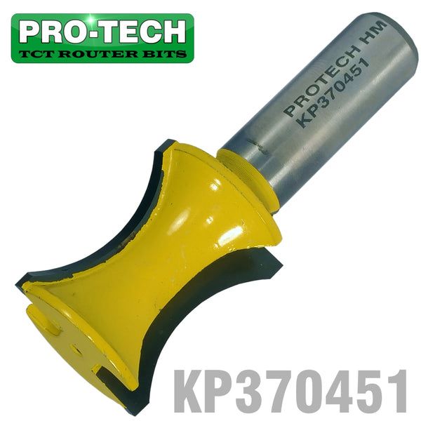 EXTERNAL BULL NOSE 1' X 1' HALF RADIUS 1/2' SHANK - Power Tool Traders