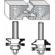 STYLE & RAIL SET 1 5/8' X 1' TWO PIECE OGEE 1/2' SHANK - Power Tool Traders