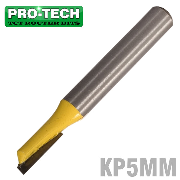 STRAIGHT BIT 5MM X 13MM SINGLE FLUTE METRIC 1/4' SHANK - Power Tool Traders