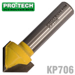 V-GROOVE BIT TCT 1' X 1/2'SH - Power Tool Traders