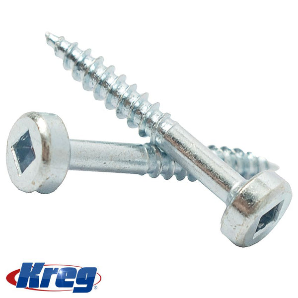 KREG POCKET SCREWS 1' #6 FINE PAN HEAD 1200CT - Power Tool Traders