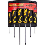 SCREW DRIVER SET 6 PCE WITH WALL MOUNTABLE RACK S2 PZ SL - Power Tool Traders