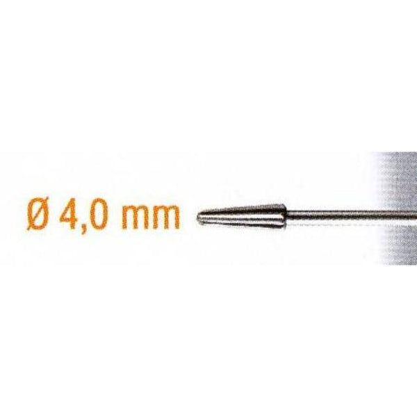 STEEL MILLING CUTTER 4MM.FLAME.SH 2.35MM - Power Tool Traders