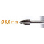 STEEL MILLING CUTTER 6MM.CONE.SH3MM - Power Tool Traders