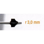 HSS ROUNDING OFF CUTTER 3MM. CONVEX PROF. SH 3MM - Power Tool Traders