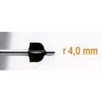 HSS COVING CUTTER 4MM.CONCAVE PROF.SH3MM - Power Tool Traders