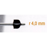 HSS COVING CUTTER 4MM.CONCAVE PROF.SH3MM - Power Tool Traders