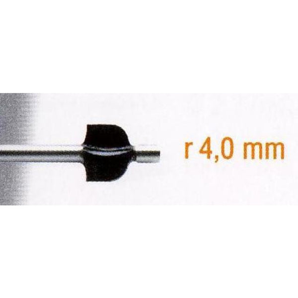 HSS COVING CUTTER 4MM.CONCAVE PROF.SH3MM - Power Tool Traders