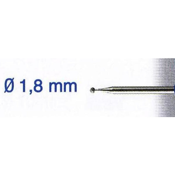 DIAMOND BIT 1.8MM. BALL.SH 2.35MM - Power Tool Traders