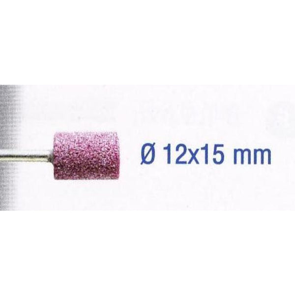 RUBY GRINDING STONES 12X15MM.CYL.SH3MM.2PCS - Power Tool Traders